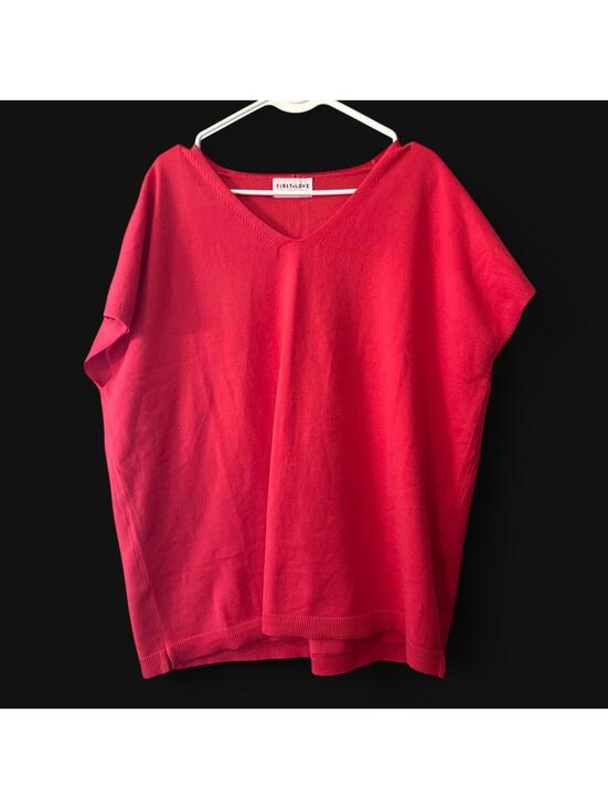 First Love Sweaters - Firsr love pink oversized sweater size 2X